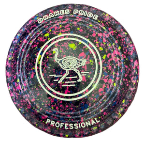 Drakes Pride Pro 50 00H Blue Blue Fluorescent Ostrich Emblem