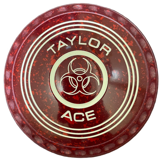 Taylor Ace 4H Maroon Red Geometric Emblem