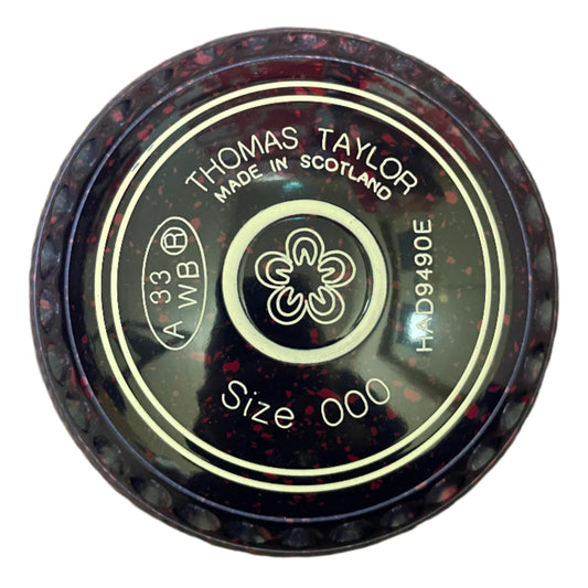 Taylor Ace 000H Dark Blue Magenta Flower Emblem