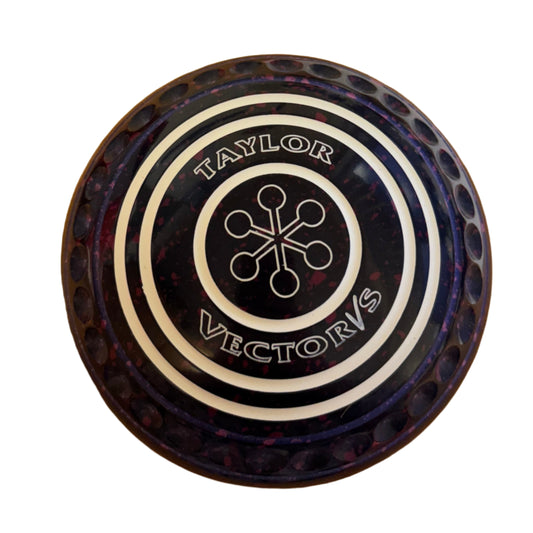 Taylor Vector Vs 1H Dark Blue Magenta Geometric Emblem