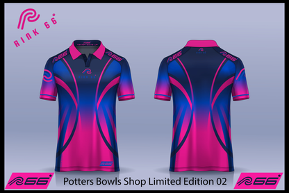 Potters Exclusive Rink 66 Polo Pink