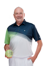 Load image into Gallery viewer, Drakes Pride Gents Orion Polo Navy - Green
