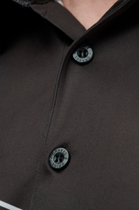 Drakes Pride Gents Orion Polo Black - Grey