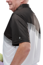 Load image into Gallery viewer, Drakes Pride Gents Orion Polo Black - Grey
