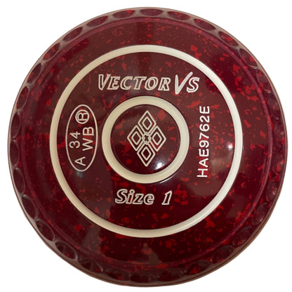 Taylor Vector VS 1H Bowls – Maroon Red FRONT