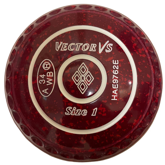 Taylor Vector VS 1H Bowls – Maroon Red FRONT