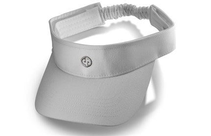 Drakes Pride White Elasticated Visor