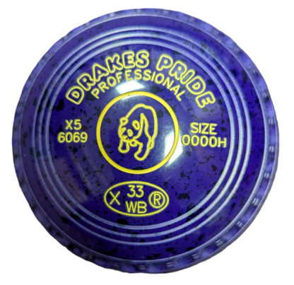 Drakes Pride Professional 0000H Purple Blue – Panda Emblem FRONT