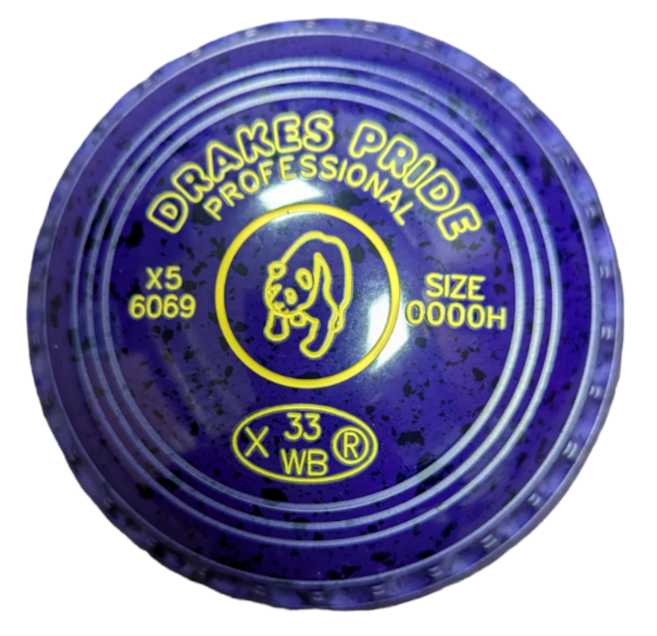 Drakes Pride Professional 0000H Purple Blue Panda Emblem