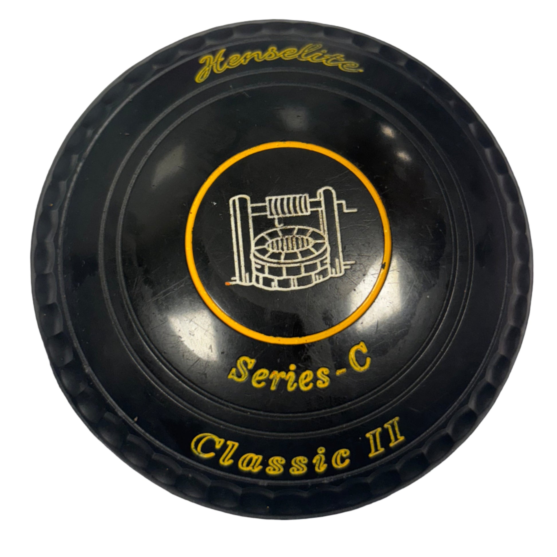 Henselite Classic II 0H Black Well Emblem WB19 Series C Grip Back 