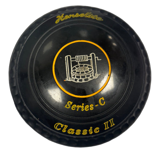 Henselite Classic II 0H Black Well Emblem WB19 Series C Grip Back 