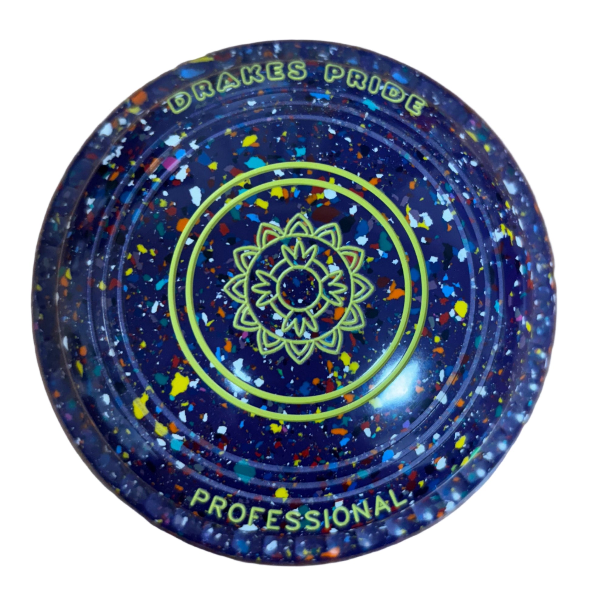 Drakes Pride Pro 50 0H Purple Harlequin Geometric Emblem Back 
