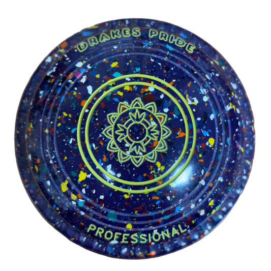 Drakes Pride Pro 50 0H Purple Harlequin Geometric Emblem Back 