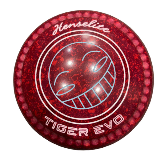 Henselite Tiger Evo 3H Ruby Rich Smiley Emblem Back 