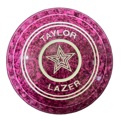 Taylor Lazer 0H Raspberry Ripple Star Emblem Back 