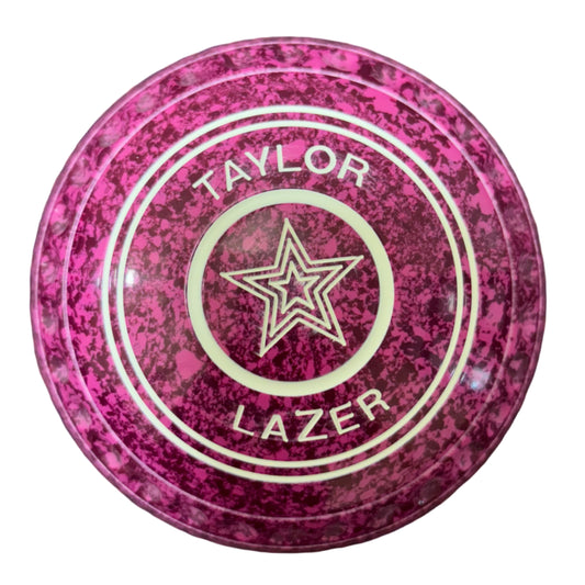 Taylor Lazer 0H Raspberry Ripple Star Emblem Back 