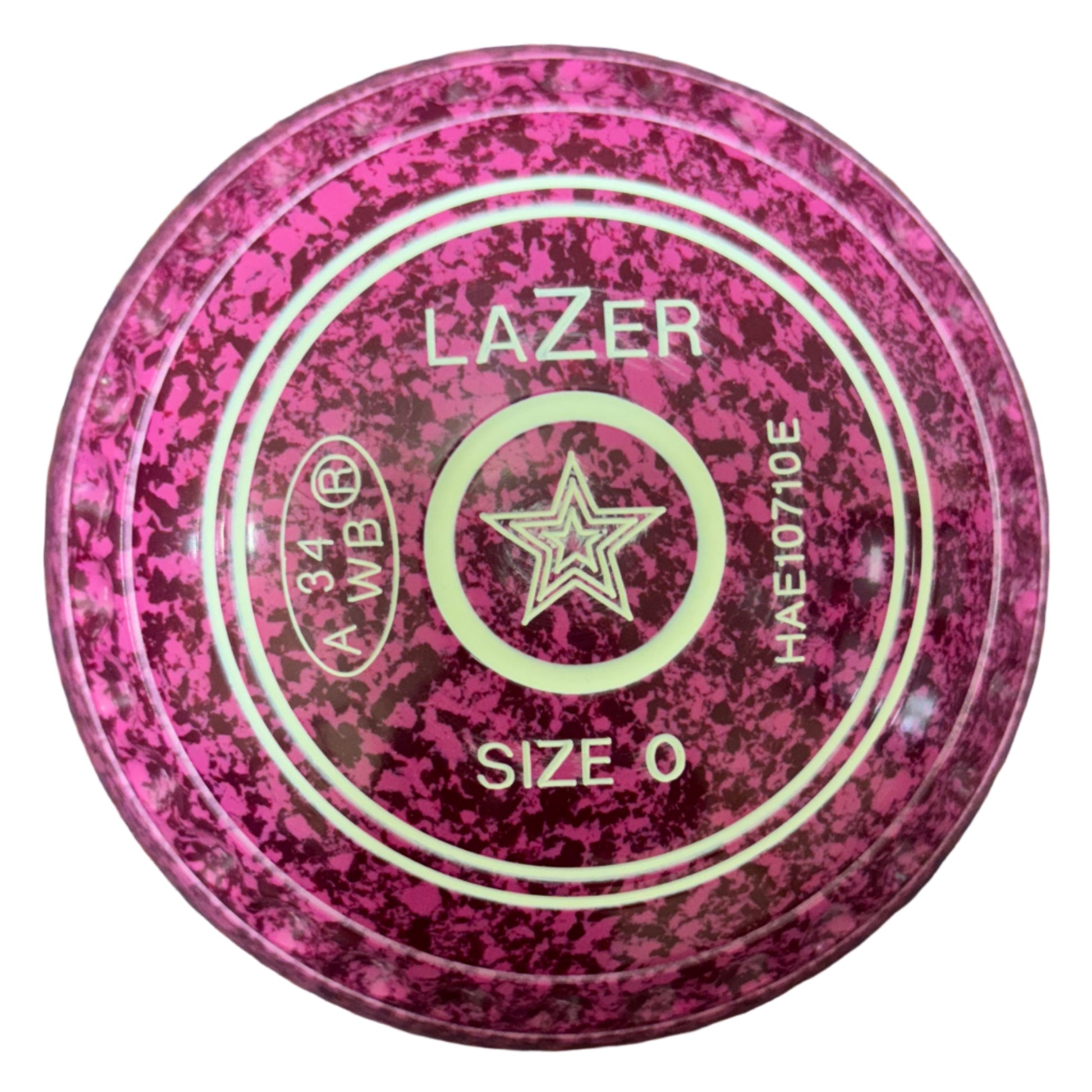 Taylor Lazer 0H Raspberry Ripple Star Emblem Front 