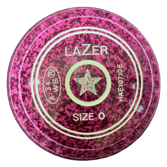 Taylor Lazer 0H Raspberry Ripple Star Emblem Front 