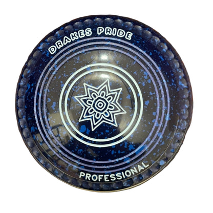 Drakes Pride Pro 50 0H Blue Blue Geometric Emblem Back 
