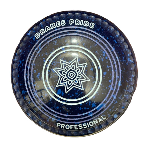 Drakes Pride Pro 50 0H Blue Blue Geometric Emblem Back 