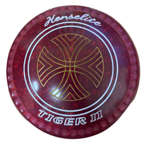 Henselite Tiger II Bowls Set - 1H Ruby Rich