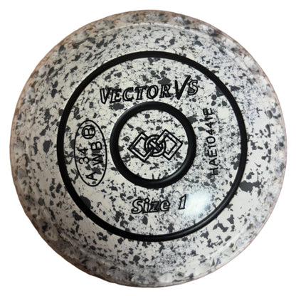 Taylor Vector Vs 1H White Steel Geometric Emblem Front