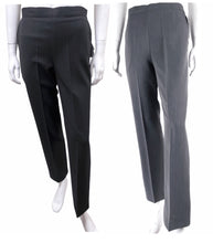 Load image into Gallery viewer, New Potters Ladies Straight Leg Trousers - Grey and Black
